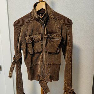 Velvet Flap Pocket Jacket. Made in Italy by Fobia